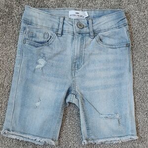Urban Kids Brooklyn Girl Size 7 Denim Shorts With Adjustable Waist